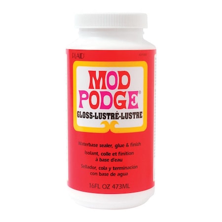 Mod Podge Plaid Mod Podge High Strength Glue White Gloss Adhesive Kit 16 oz ACEMPG14